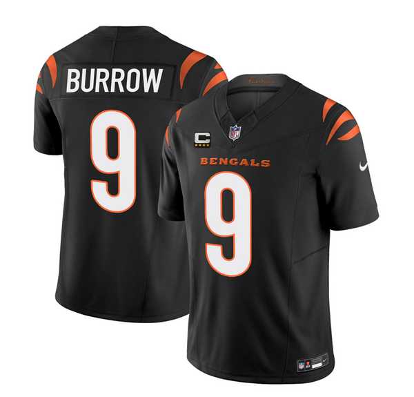 Men & Women & Youth Cincinnati Bengals #9 Joe Burrow Black 2023 F.U.S.E. With 4-Star C Patch Vapor Untouchable Limited Football Stitched Jersey->chicago bears->NFL Jersey